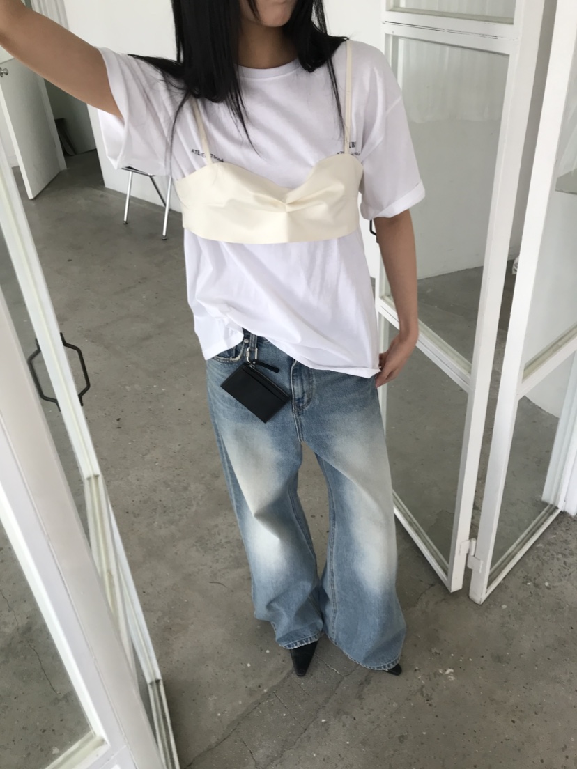 CEDARWOOD韓國東大門代購女裝新款休閑吊帶背心不含內搭褶皺CEDAR WOOD吊帶/背心