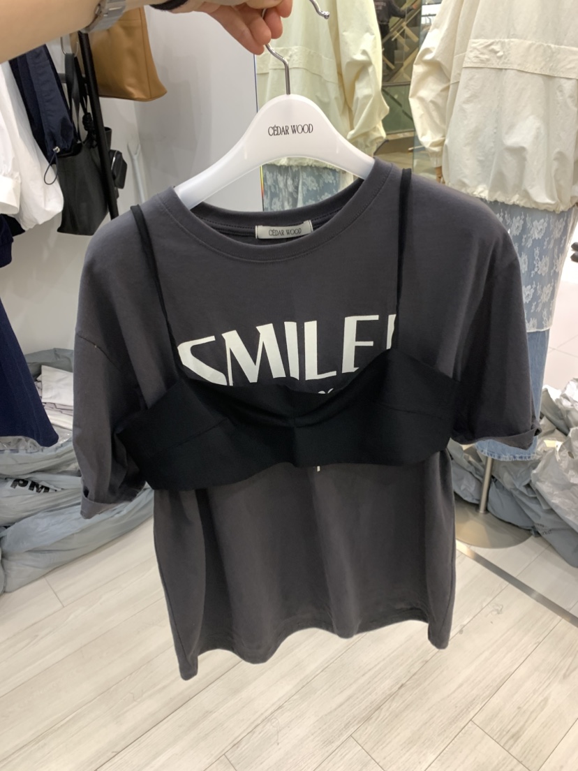 CEDARWOOD韓國東大門代購女裝新款休閑吊帶背心不含內搭褶皺CEDAR WOOD吊帶/背心圖色3