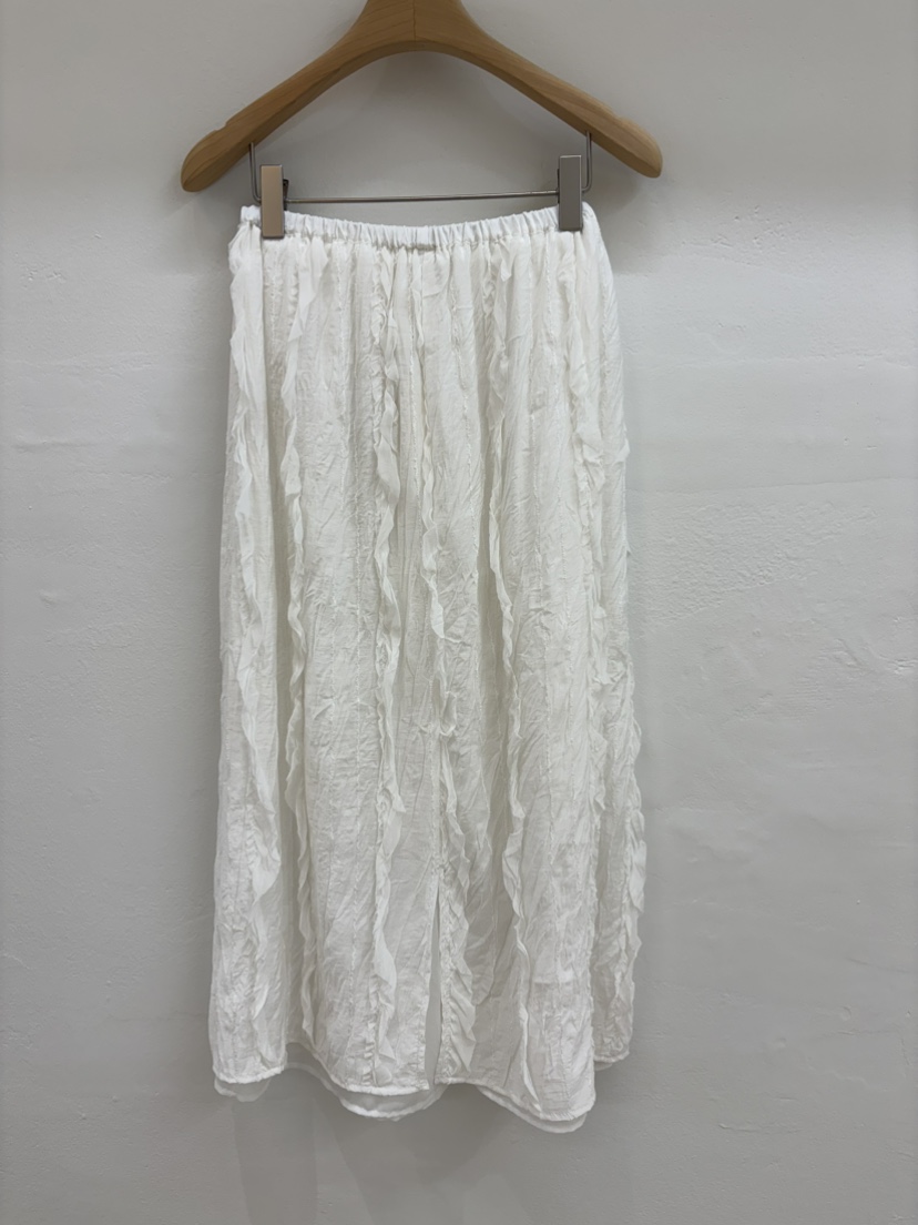 LANCH韓國東大門直郵女士新款時尚熱賣職業推薦長裙蕾絲花LANCH長裙圖色1