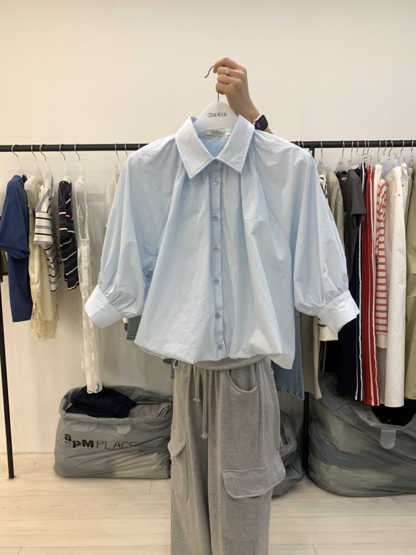 CEDARWOOD韓國東大門代購女士新品推薦人氣職業襯衫蕾絲衫CEDAR WOOD襯衫/蕾絲衫圖色2