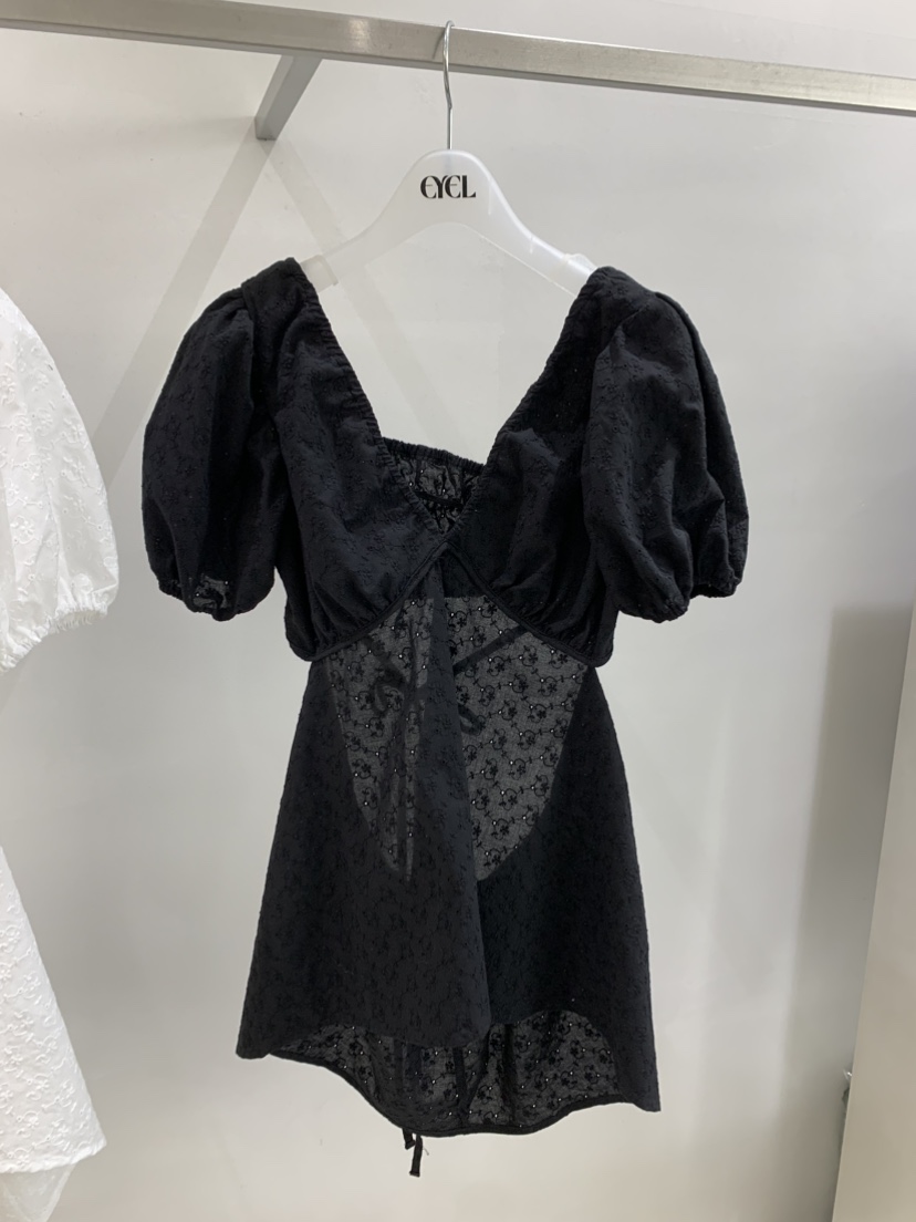 EYEL韓國直郵實拍女士新款休閑職業26春夏襯衫蕾絲衫開衩EYEL襯衫/蕾絲衫圖色2