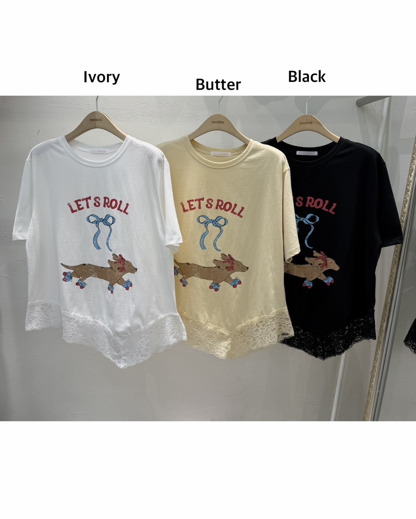 LOVABLE韓國直郵實拍女裝新款推薦時尚熱賣26春夏人氣T恤LOVABLET恤