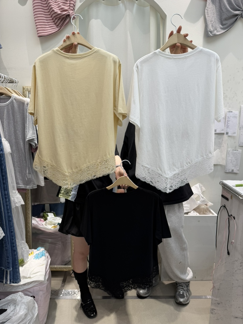 LOVABLE韓國直郵實拍女裝新款推薦時尚熱賣26春夏人氣T恤LOVABLET恤