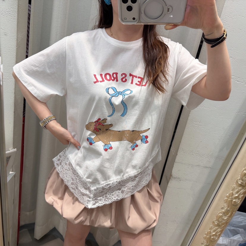 LOVABLE韓國直郵實拍女裝新款推薦時尚熱賣26春夏人氣T恤LOVABLET恤