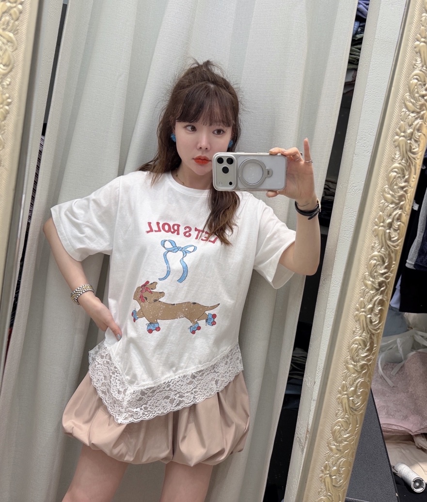 LOVABLE韓國直郵實拍女裝新款推薦時尚熱賣26春夏人氣T恤LOVABLET恤