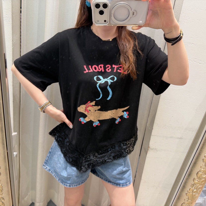 LOVABLE韓國直郵實拍女裝新款推薦時尚熱賣26春夏人氣T恤LOVABLET恤