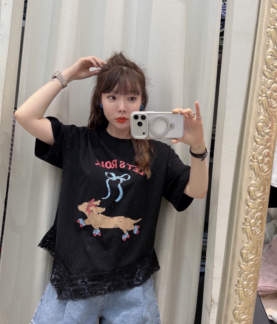 LOVABLE韓國直郵實拍女裝新款推薦時尚熱賣26春夏人氣T恤LOVABLET恤