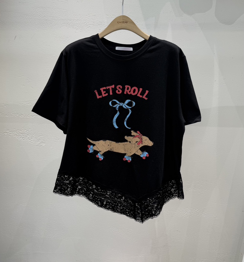 LOVABLE韓國直郵實拍女裝新款推薦時尚熱賣26春夏人氣T恤LOVABLET恤圖色3