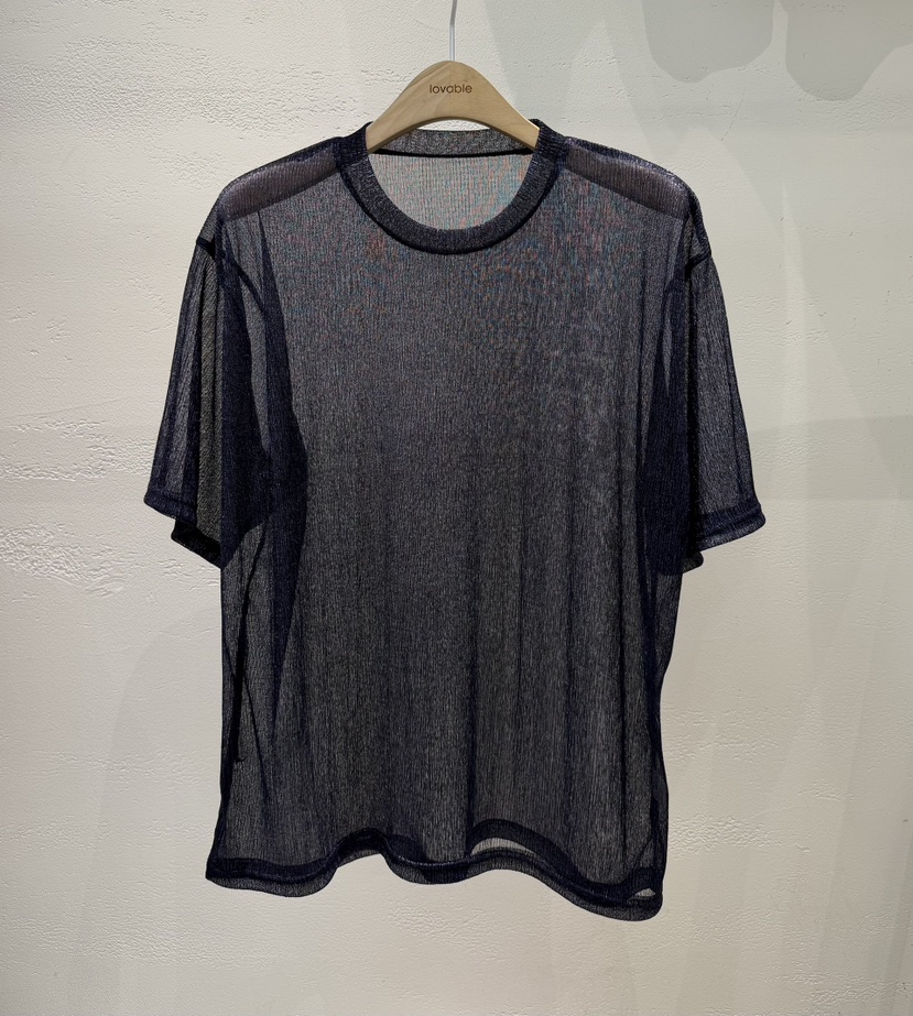LOVABLE韓國直郵女士新品推薦26春夏休閑時尚職業T恤透明LOVABLET恤圖色3
