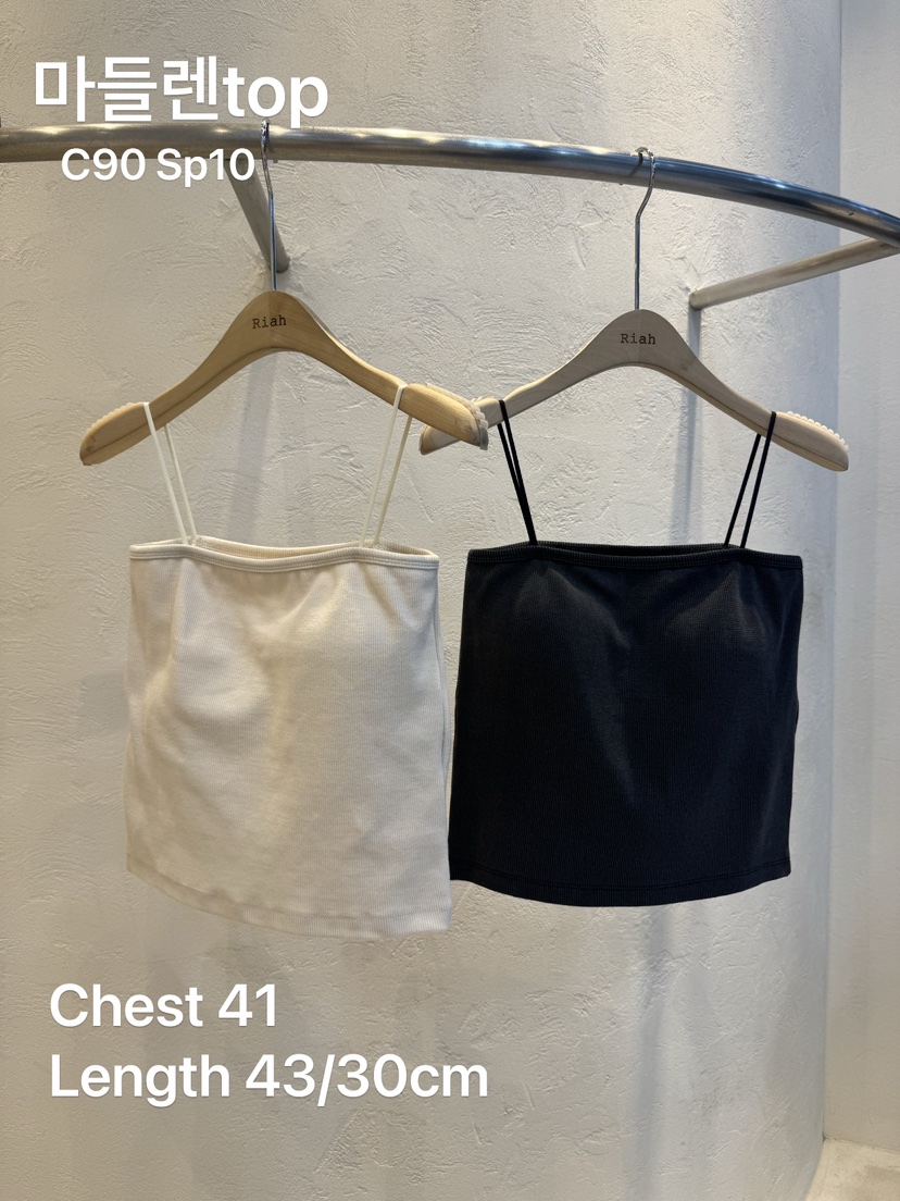 RIAH韓國東大門直郵女士新款人氣職業26春夏休閑吊帶背心RIAH吊帶/背心