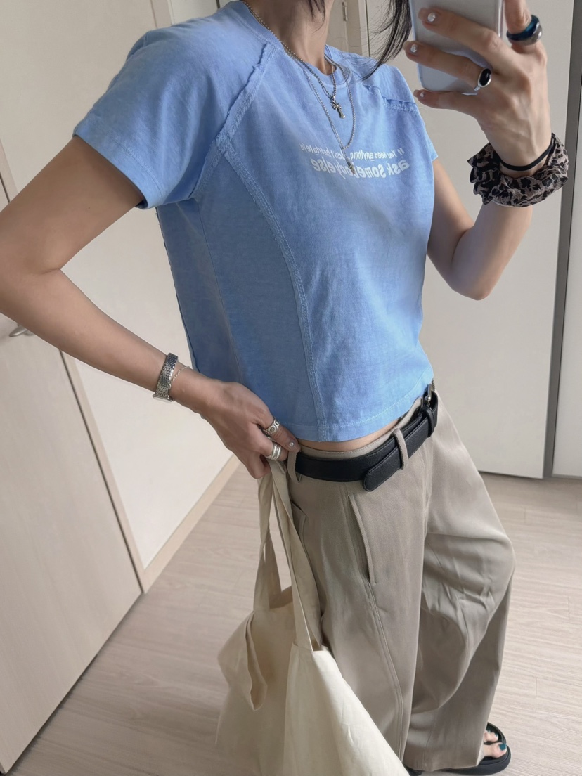 MORAN/MOSCO/SUGAR CASE韓國直郵女士新品時尚休閑T恤MORAN/MOSCO/SUGAR CASET恤