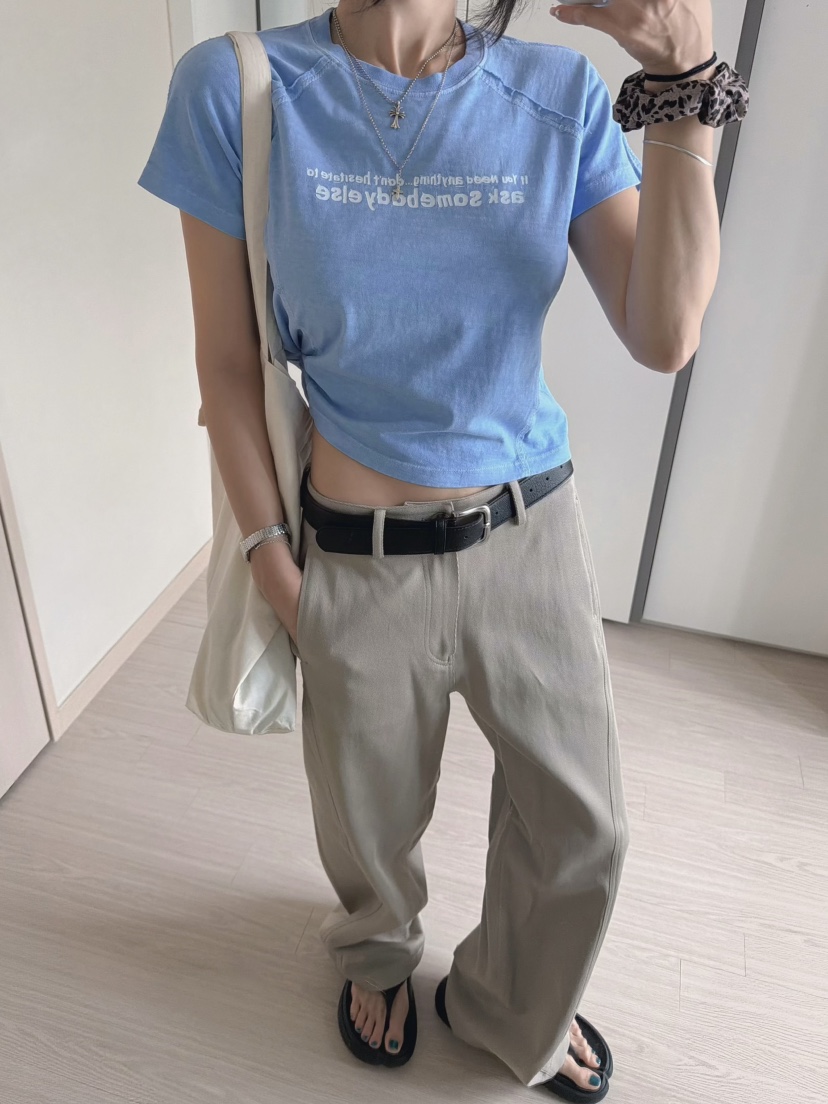 MORAN/MOSCO/SUGAR CASE韓國直郵女士新品時尚休閑T恤MORAN/MOSCO/SUGAR CASET恤