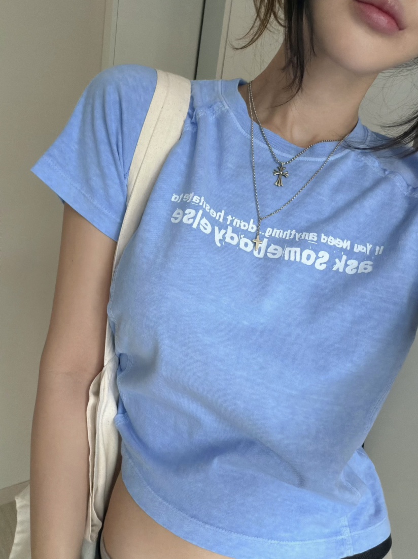 MORAN/MOSCO/SUGAR CASE韓國直郵女士新品時尚休閑T恤MORAN/MOSCO/SUGAR CASET恤