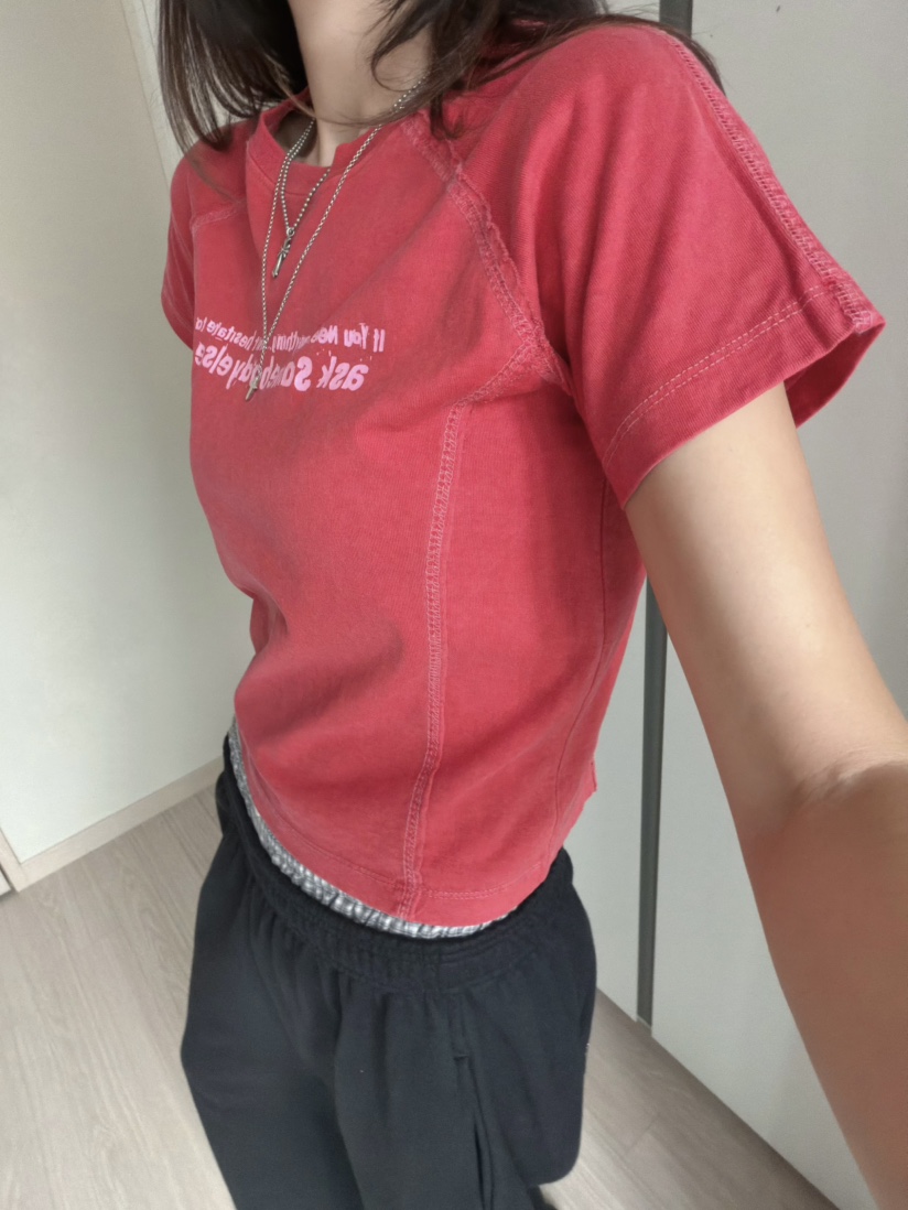 MORAN/MOSCO/SUGAR CASE韓國直郵女士新品時尚休閑T恤MORAN/MOSCO/SUGAR CASET恤