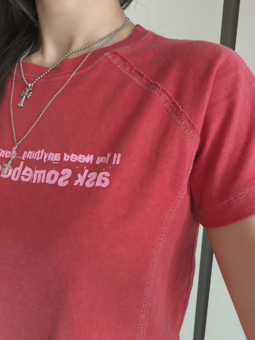 MORAN/MOSCO/SUGAR CASE韓國直郵女士新品時尚休閑T恤MORAN/MOSCO/SUGAR CASET恤