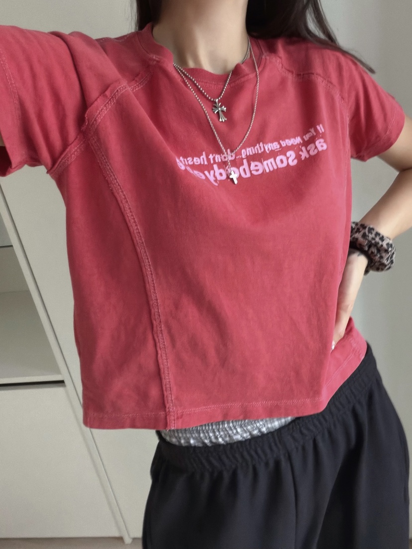 MORAN/MOSCO/SUGAR CASE韓國直郵女士新品時尚休閑T恤MORAN/MOSCO/SUGAR CASET恤圖色2