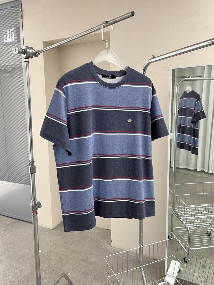 J CRANE-A韓國東大門代購女裝新款職業人氣休閑T恤條紋J CRANET恤圖色3