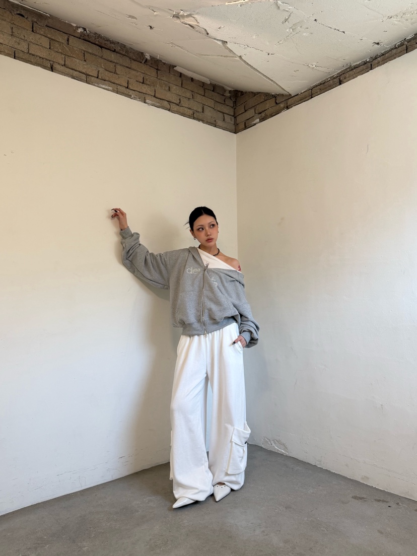 SEEOT韓國東大門代購女士新品時尚休閑26春夏夾克拉鏈連帽衫SEEOT夾克