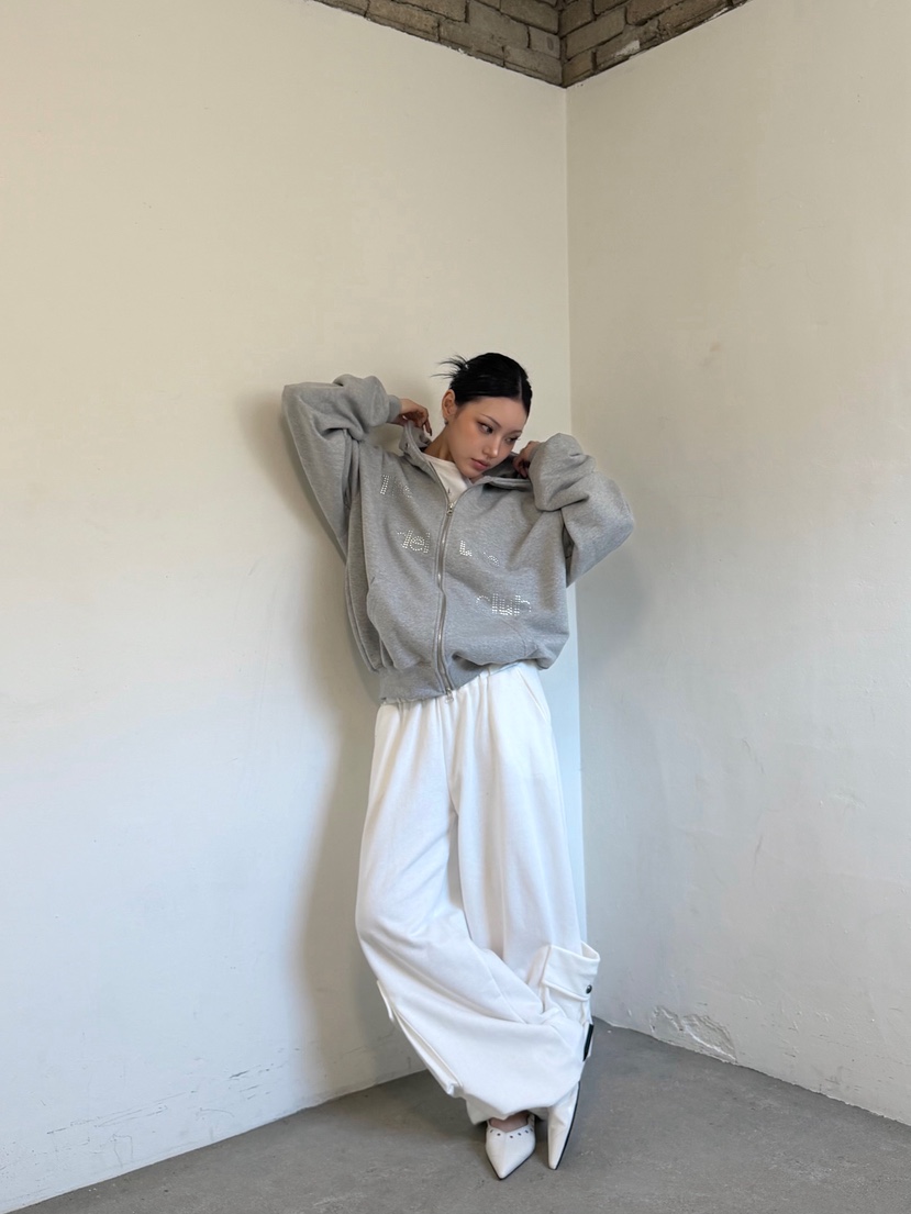 SEEOT韓國東大門代購女士新品時尚休閑26春夏夾克拉鏈連帽衫SEEOT夾克