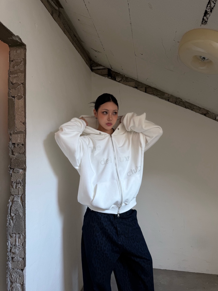 SEEOT韓國東大門代購女士新品時尚休閑26春夏夾克拉鏈連帽衫SEEOT夾克