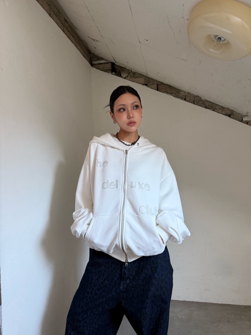 SEEOT韓國東大門代購女士新品時尚休閑26春夏夾克拉鏈連帽衫SEEOT夾克圖色1