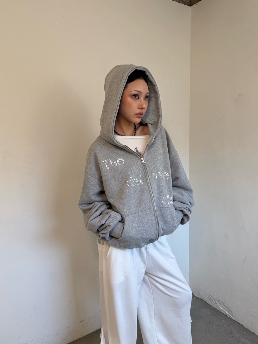 SEEOT韓國東大門代購女士新品時尚休閑26春夏夾克拉鏈連帽衫SEEOT夾克圖色2