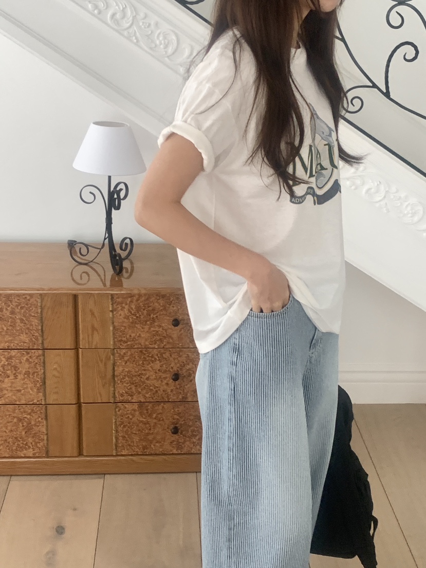 空韓國東大門直郵女裝新品熱賣休閑人氣時尚推薦職業T恤棉空T恤