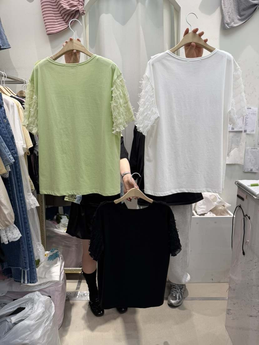 LOVABLE韓國東大門直郵女士新品職業26春夏時尚休閑熱賣T恤LOVABLET恤