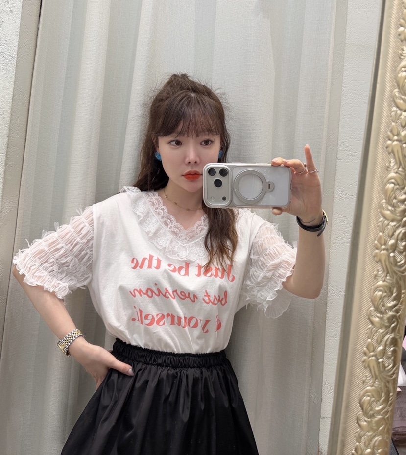 LOVABLE韓國東大門直郵女士新品職業26春夏時尚休閑熱賣T恤LOVABLET恤