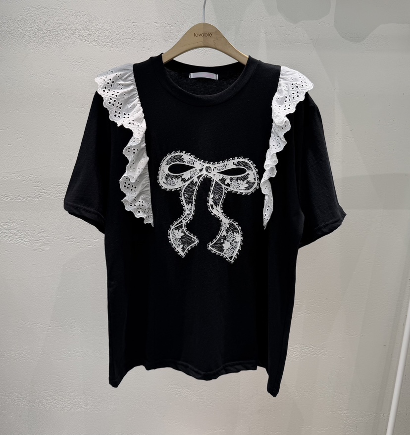 LOVABLE韓國東大門代購女裝新品人氣時尚休閑職業推薦T恤LOVABLET恤圖色3