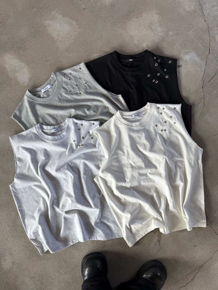 SEEOT韓國東大門直郵女裝新款熱賣26春夏人氣吊帶背心鏤空SEEOT吊帶/背心