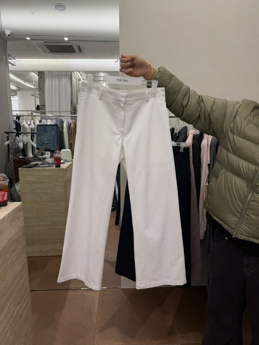 FOR TAPE韓國代購女裝新款熱賣時尚休閑26春夏休閑褲工裝褲FOR TAPE休閑褲圖色1