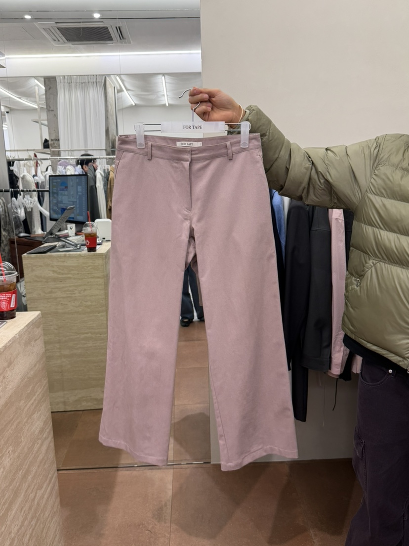 FOR TAPE韓國代購女裝新款熱賣時尚休閑26春夏休閑褲工裝褲FOR TAPE休閑褲圖色2