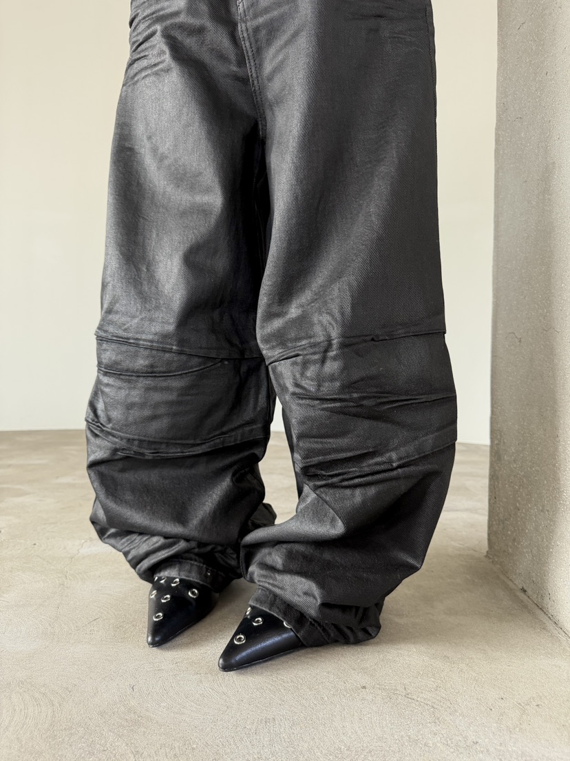 SEEOT韓國直郵女士新品人氣職業推薦休閑褲男女同款天絲涂層SEEOT休閑褲