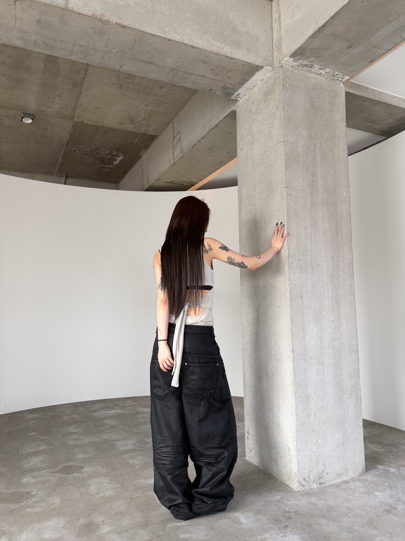 SEEOT韓國直郵女士新品人氣職業推薦休閑褲男女同款天絲涂層SEEOT休閑褲