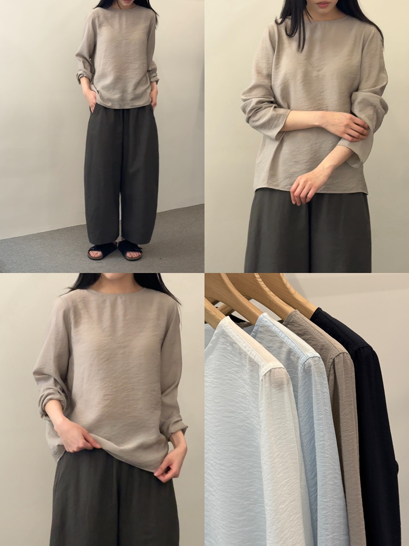 MONE-A韓國直郵女裝新品熱賣26春夏職業時尚人氣襯衫蕾絲衫MONE-A襯衫/蕾絲衫