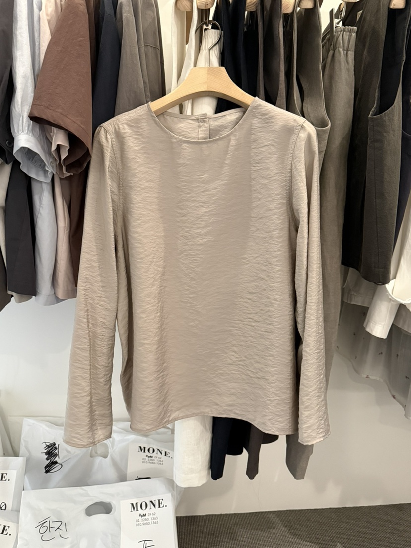 MONE-A韓國直郵女裝新品熱賣26春夏職業時尚人氣襯衫蕾絲衫MONE-A襯衫/蕾絲衫圖色3