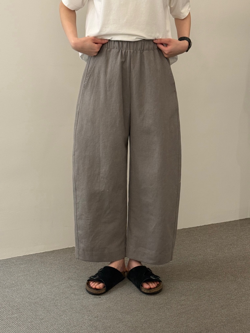 MONE-A韓國直郵女裝新款休閑推薦職業26春夏時尚休閑褲亞麻MONE-A休閑褲圖色3