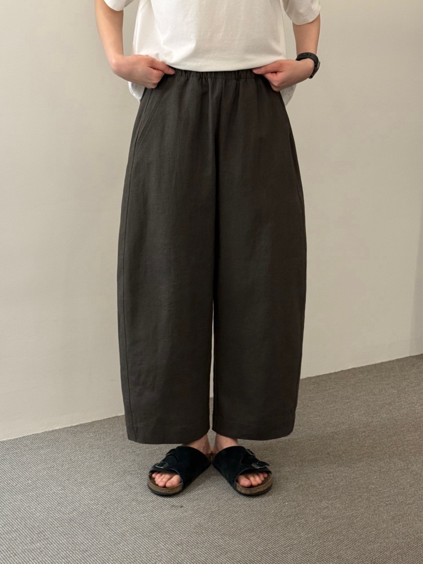 MONE-A韓國直郵女裝新款休閑推薦職業26春夏時尚休閑褲亞麻MONE-A休閑褲圖色4