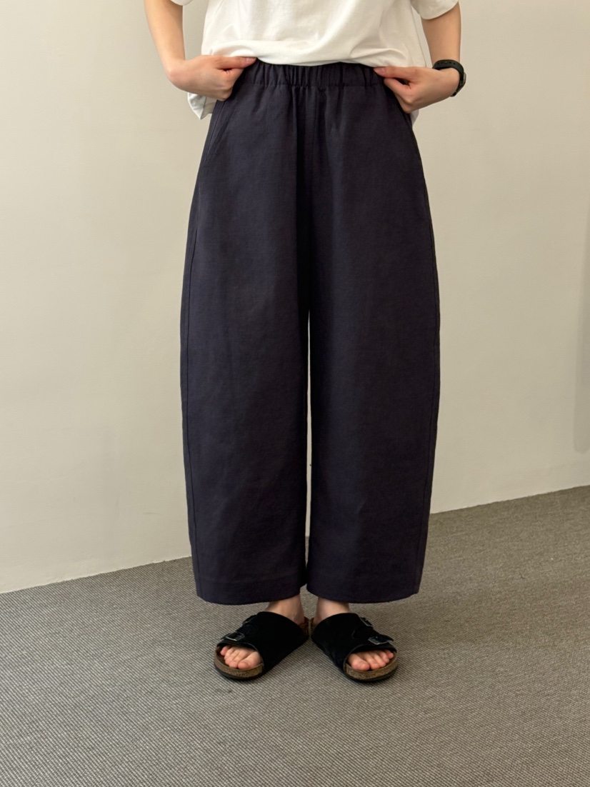 MONE-A韓國直郵女裝新款休閑推薦職業26春夏時尚休閑褲亞麻MONE-A休閑褲圖色5