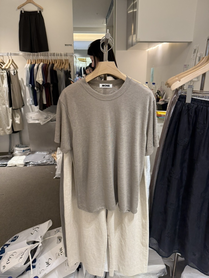 MONE-A韓國東大門代購女裝新款26春夏人氣職業時尚休閑T恤MONE-AT恤圖色6