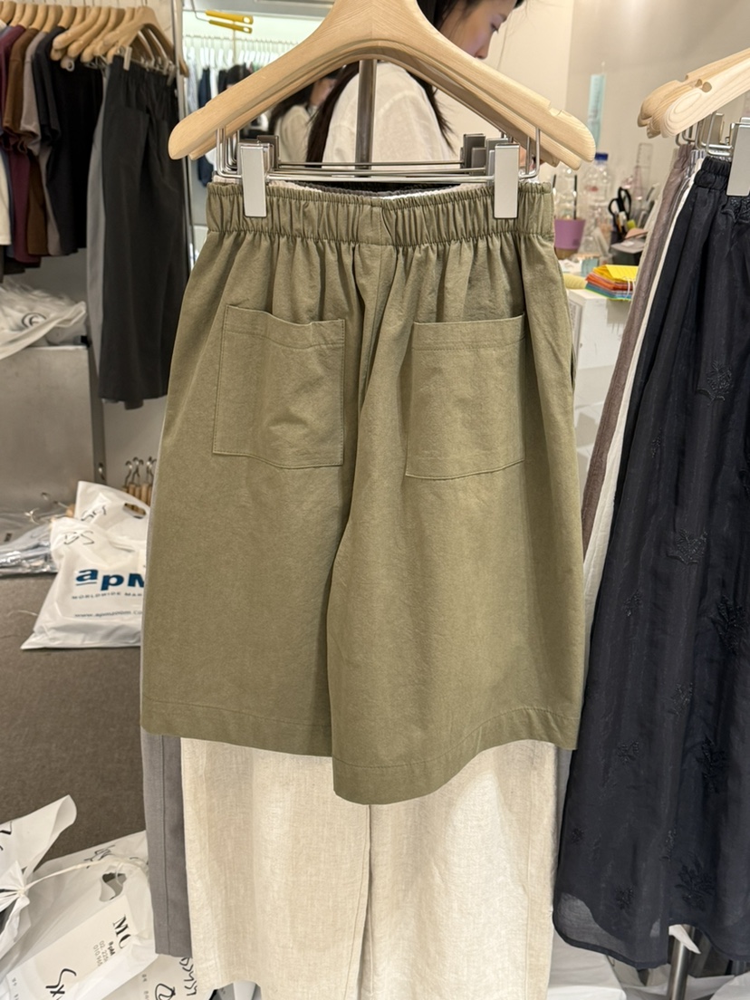 MONE-A韓國東大門直郵女裝新品時尚26春夏休閑人氣職業短褲MONE-A短褲