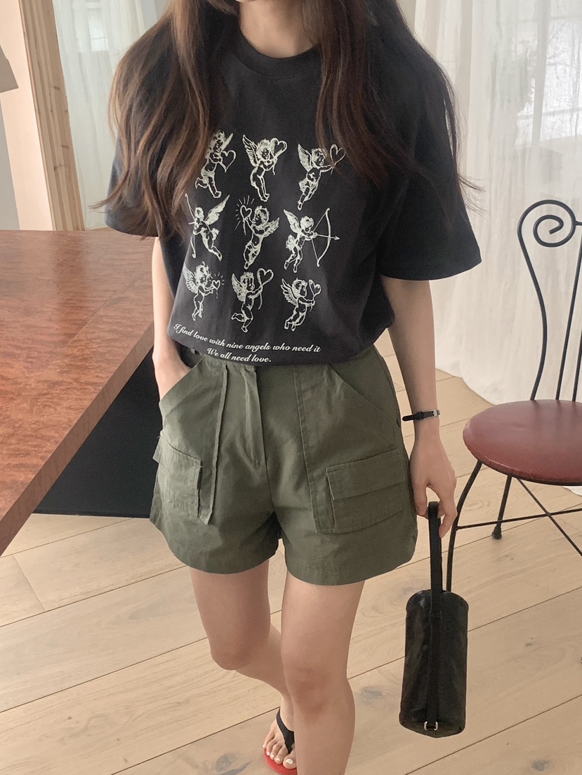 空韓國代購女裝新品職業熱賣推薦休閑26春夏時尚人氣T恤空T恤