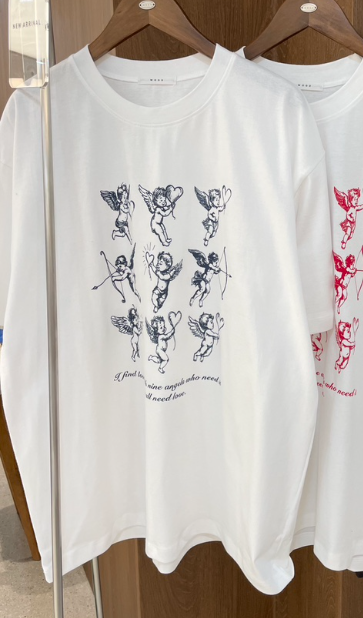 空韓國代購女裝新品職業熱賣推薦休閑26春夏時尚人氣T恤空T恤圖色1