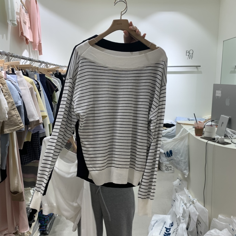 BY BOMI韓國東大門直郵女裝新品熱賣人氣針織衫不含項鏈BY BOMI針織衫圖色2