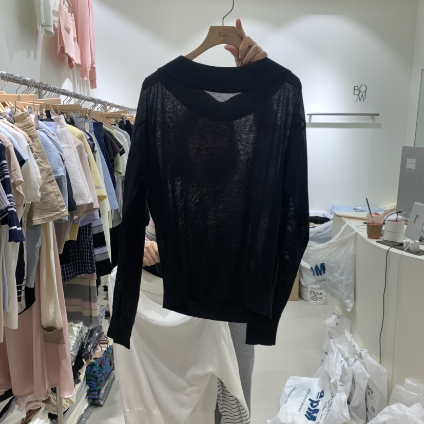 BY BOMI韓國東大門直郵女裝新品熱賣人氣針織衫不含項鏈BY BOMI針織衫圖色3