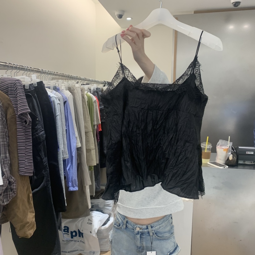 MEET ME韓國東大門直郵女士新品人氣休閑26春夏吊帶背心MEET ME吊帶/背心