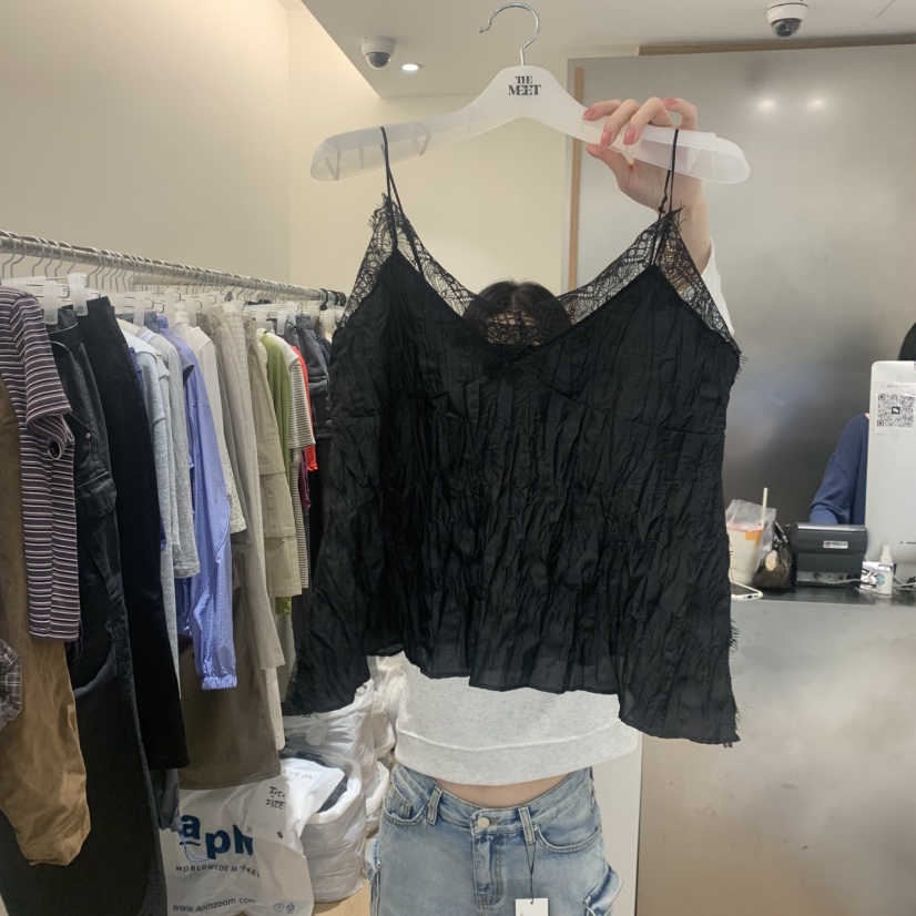 MEET ME韓國東大門直郵女士新品人氣休閑26春夏吊帶背心MEET ME吊帶/背心圖色1