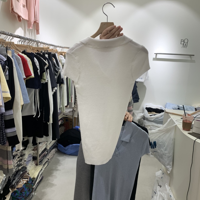 BY BOMI韓國直郵女裝新款時尚人氣26春夏熱賣休閑針織衫BY BOMI針織衫