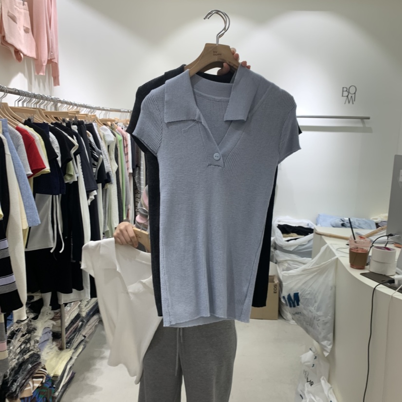 BY BOMI韓國直郵女裝新款時尚人氣26春夏熱賣休閑針織衫BY BOMI針織衫圖色2